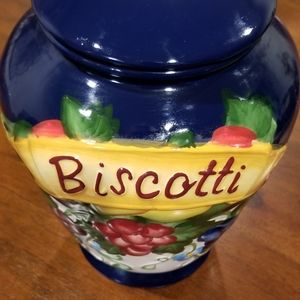 Biscotti canister 8.5"
